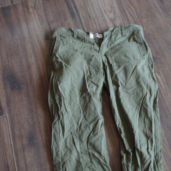 Army Green Ladies Trousers By Naked & Famous Denim - Picture 3 of 6